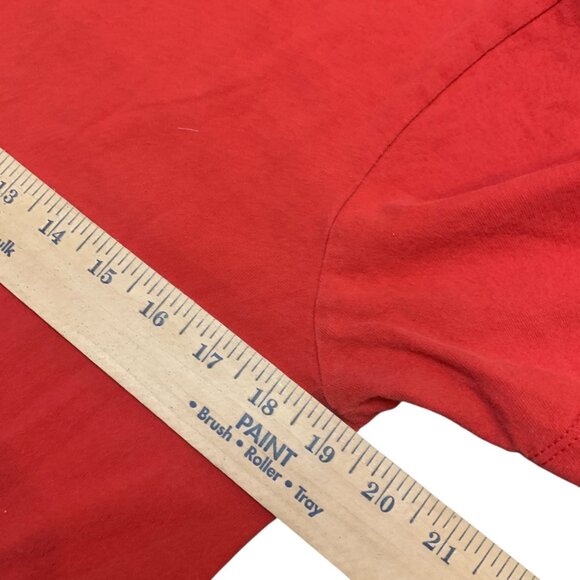 VTG Zoo York Unisex Y2K T-Shirt Red Black Graphics Sz M - Picture 3 of 10